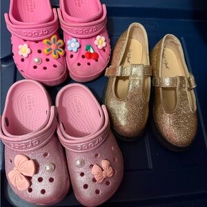 Set of three girls size 10 shoes